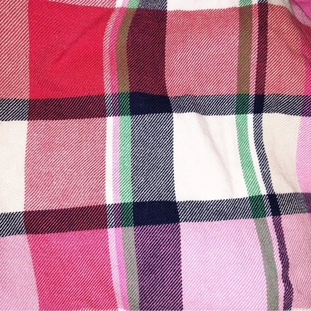 Gymboree Pink, Blue and Green Plaid A Line Skort Size 5